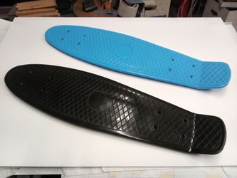 Plastic Cruiser Skateboard Decks – Blue and Black