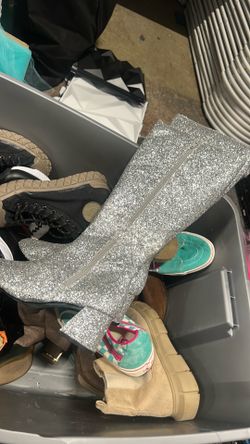 Glitter boots brand new