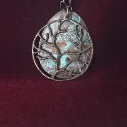 Tree Of Life Copper Pendant Necklace 