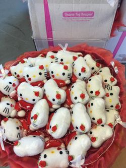 Assorted toy bouquets