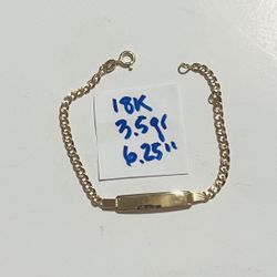 18K 3.5Gr 6.25 Inches Long 