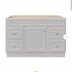 48” Grey Bathroom Vanity 