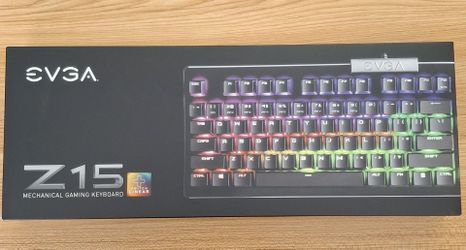 EVGA Z15 RGB Mechanical Gaming Keyboard – Brand New Factory Sealed