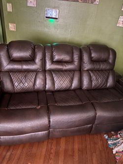 Leather couch