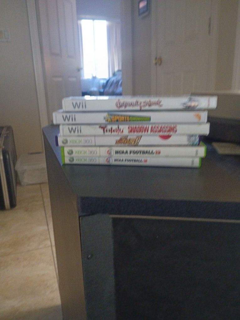 Wii And Xbox 360 Games