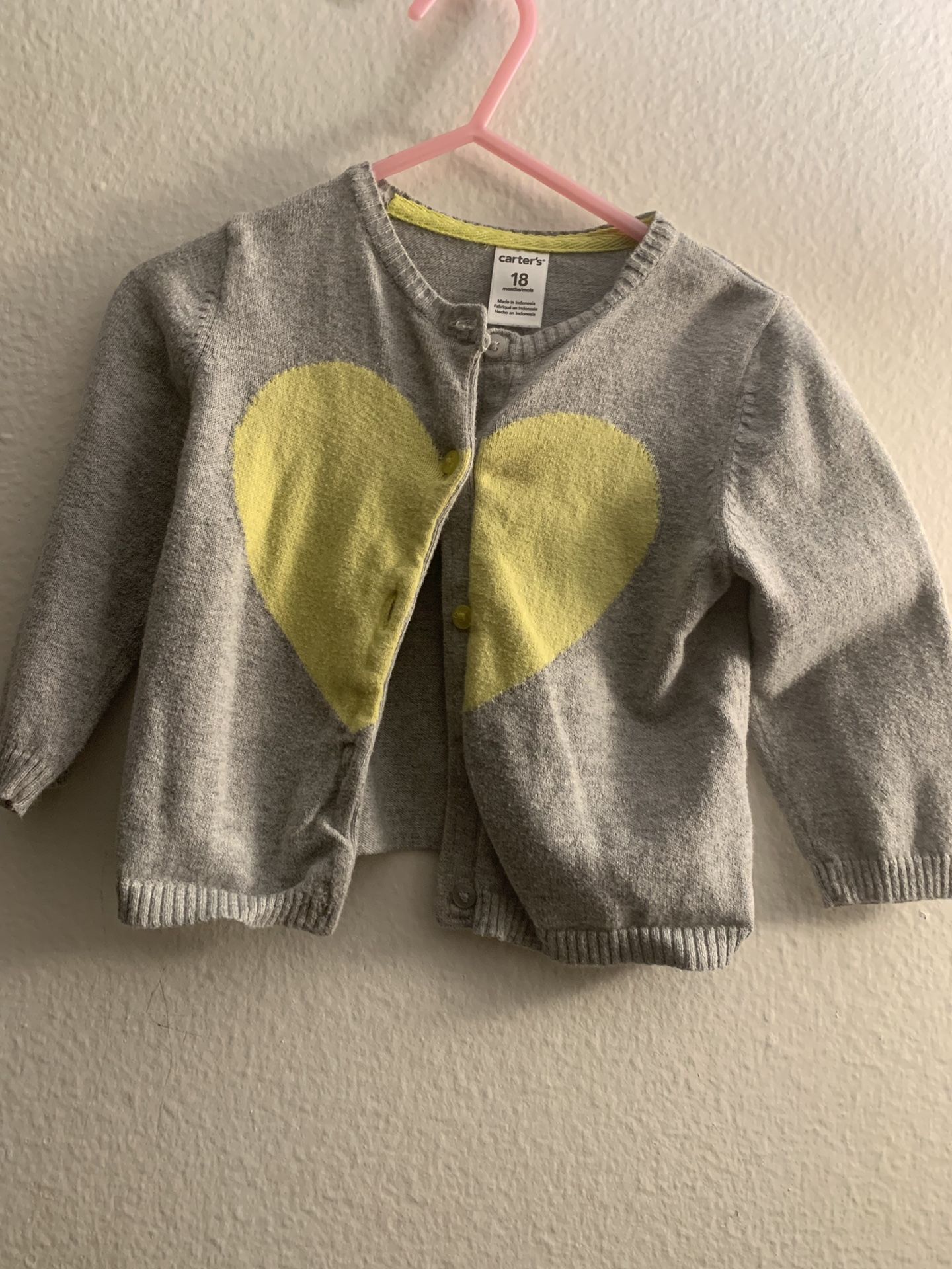 18 months Carter’s cardigan
