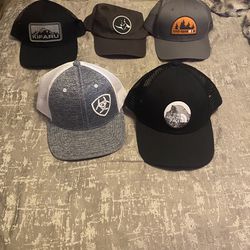 5 Hats (Ariat, North Face, Columbia, Kifaru) 
