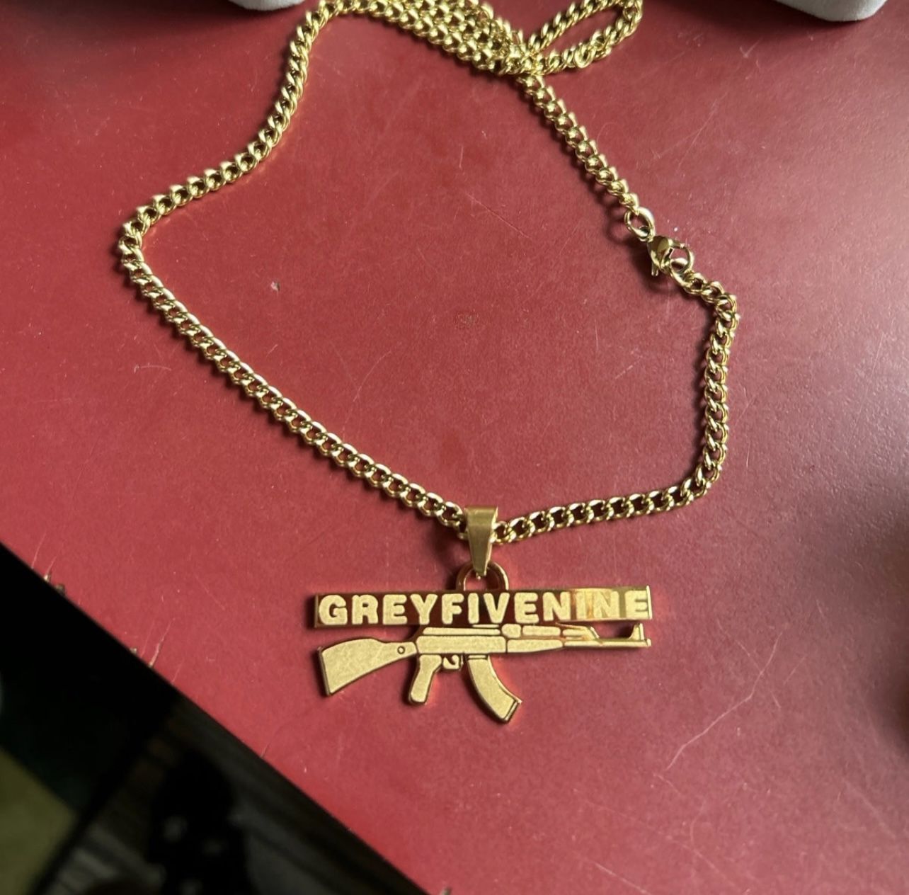 custom g59 grey five nine ak pendant chain