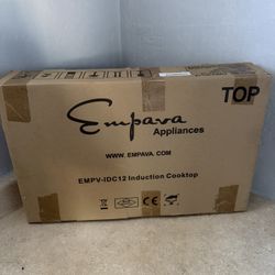 Empava 12 in. Electric Modular Induction Cooktop Smooth Surface in Black with 2 Elements