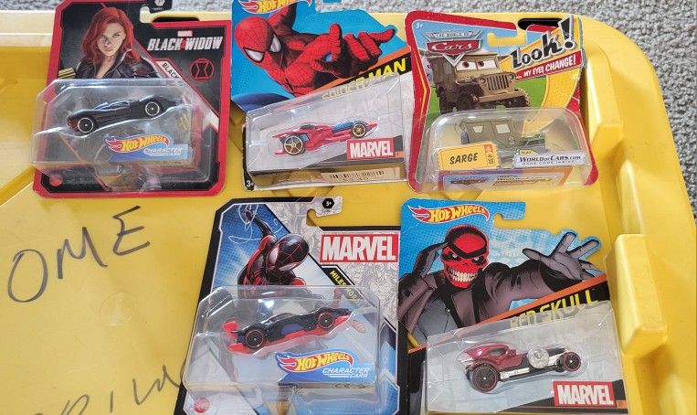 Wot Wheels marvel Lot