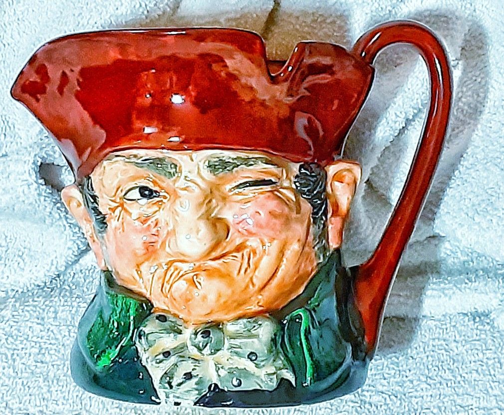 Large Royal Doulton vintage TOBY MUG of Old Charley !  MINT condition everywhere !  No crazing either ! 