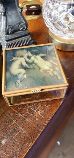 Enesco vtg trinkets box