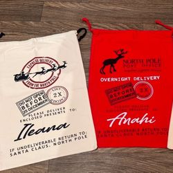 Personalized Santa Sacks 