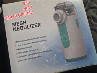 Portable Mesh Nebulizer New in Box