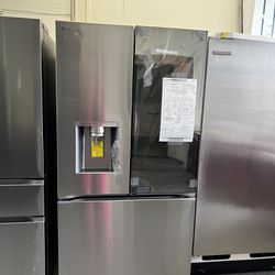 New Open Box Lg 31 Cu Ft French Door Refrigerator With Mirrored Insta View 4types Of Ice 