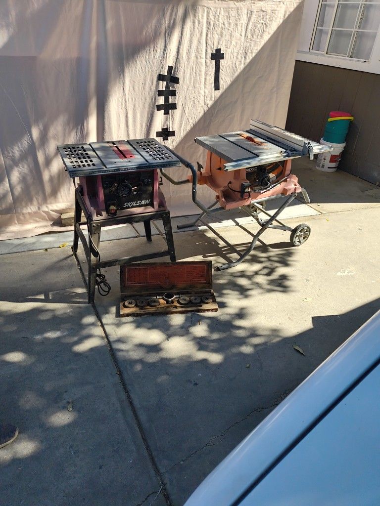 2 Table saws And Misc Tools