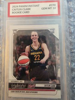 Caitlin Clark RC 2024 Panini Instant GEM MNT 10