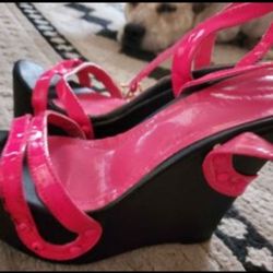 Hot Pink Heel Size 8