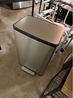 Large Stainless Garbage Can