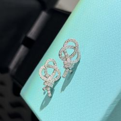 Tiffany Knot Stud Earrings