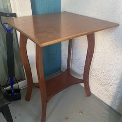 Wood End Small Table 