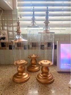 Amalfi  glass container, candy jars