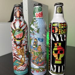 Mountain Dew Green Label Art Bottles *Sealed*