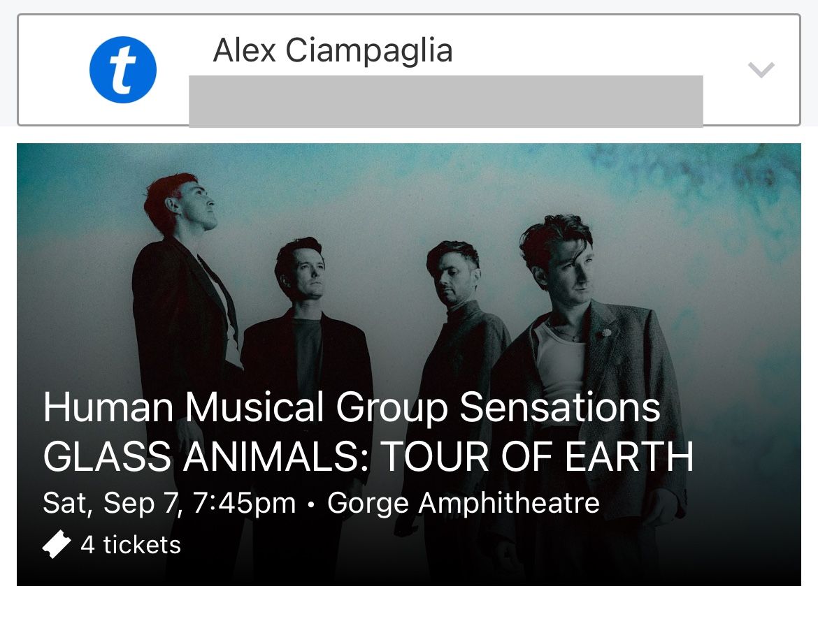 Glass Animals tickets 9/7