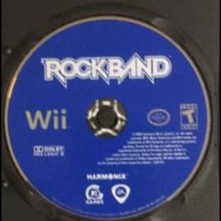 Rock Band (Nintendo Wii, 2008) Disc Only No Manual / Case