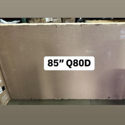 SAMSUNG 85-Inch Class QLED 4K Q80D Series Quantum HDR+ Smart TV w/Dolby Atmos, Object Tracking Sound Lite, Direct Full Array, Motion Xcelerator, Alexa