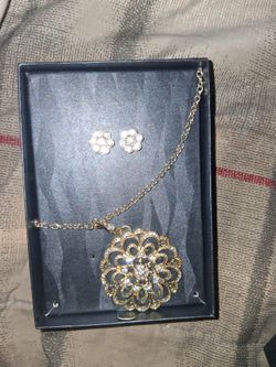Necklaces and earrings
