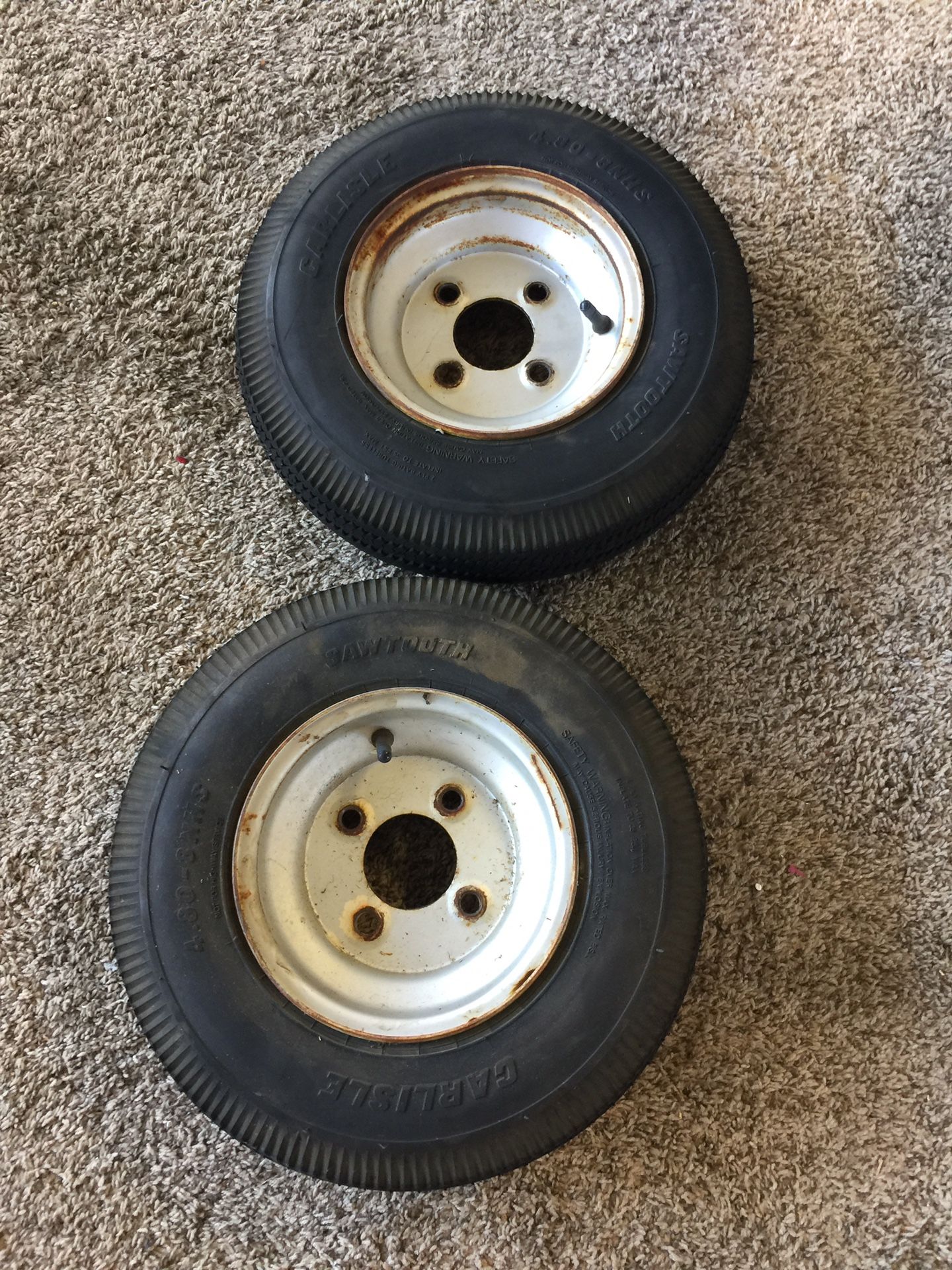 Trailer tires 4.80-8NHS