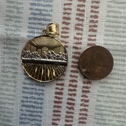 10K Last Supper Pendant 
