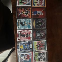 Score football card.  Lot