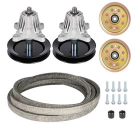 Aeagle 2 LTX1042 Spindle Kit Fits for Cub Cadet 42" Deck LTX1040 LTX1042KW LTX1042KH Craftsman LT2000 LT1500 PYT9000, Includes 2 Spindles 618-