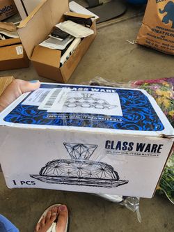 Glass butter keeper