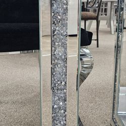 Clear Glass Table W Velvet Chairs