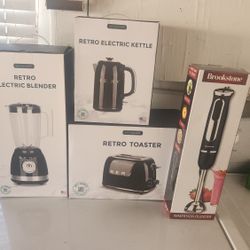 4 Piece Retro Kitchen Set