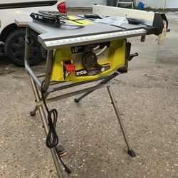 Ryobi 10in Table Saw W/stand 