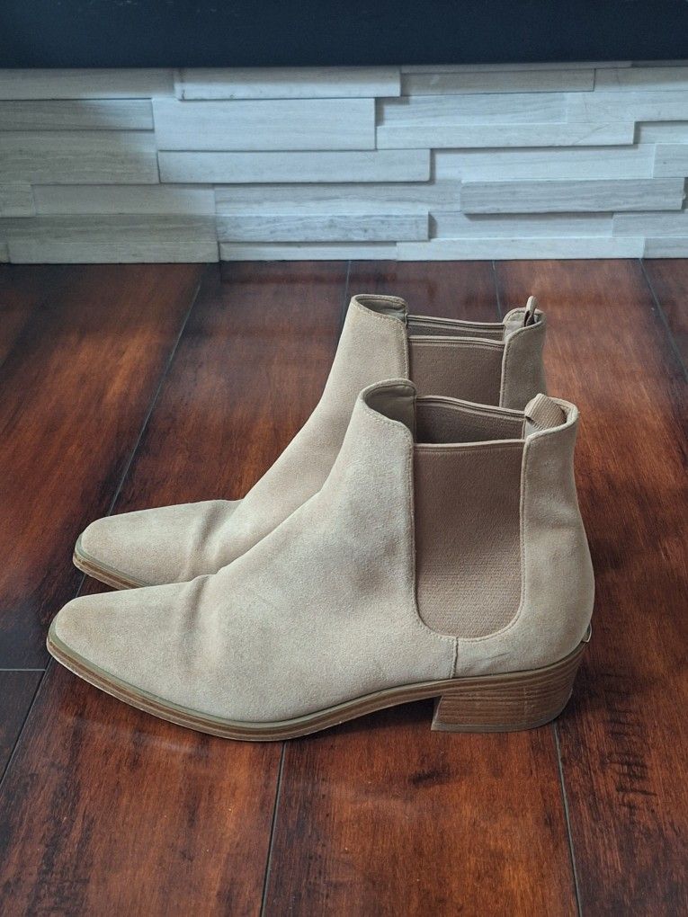 Men's Michael Kors Tan Suede Chelsea Boots Size 9