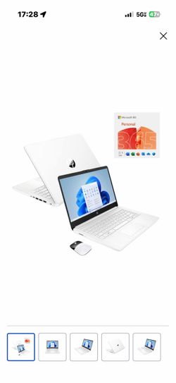 HP Laptop White with Windows 11