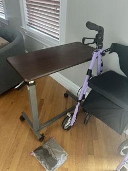 Wheel Chair Walker And Bed Table