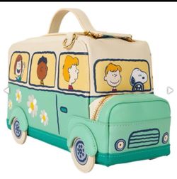 Peanuts snoopy loungefly vw bus crossbody bag