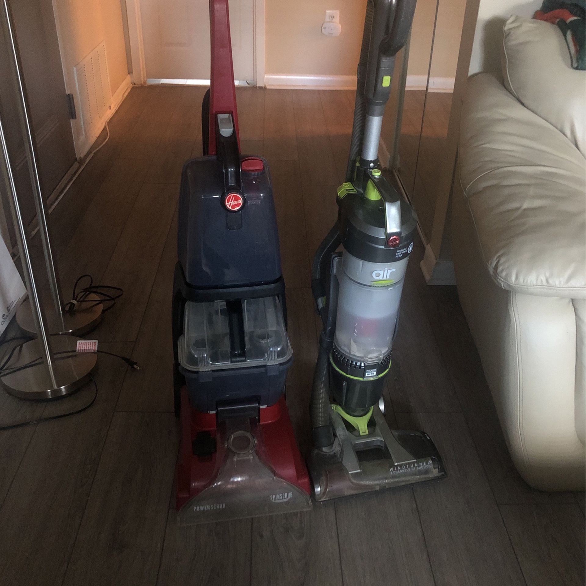 Hoover Shampooer And Dyson Wind tunnel