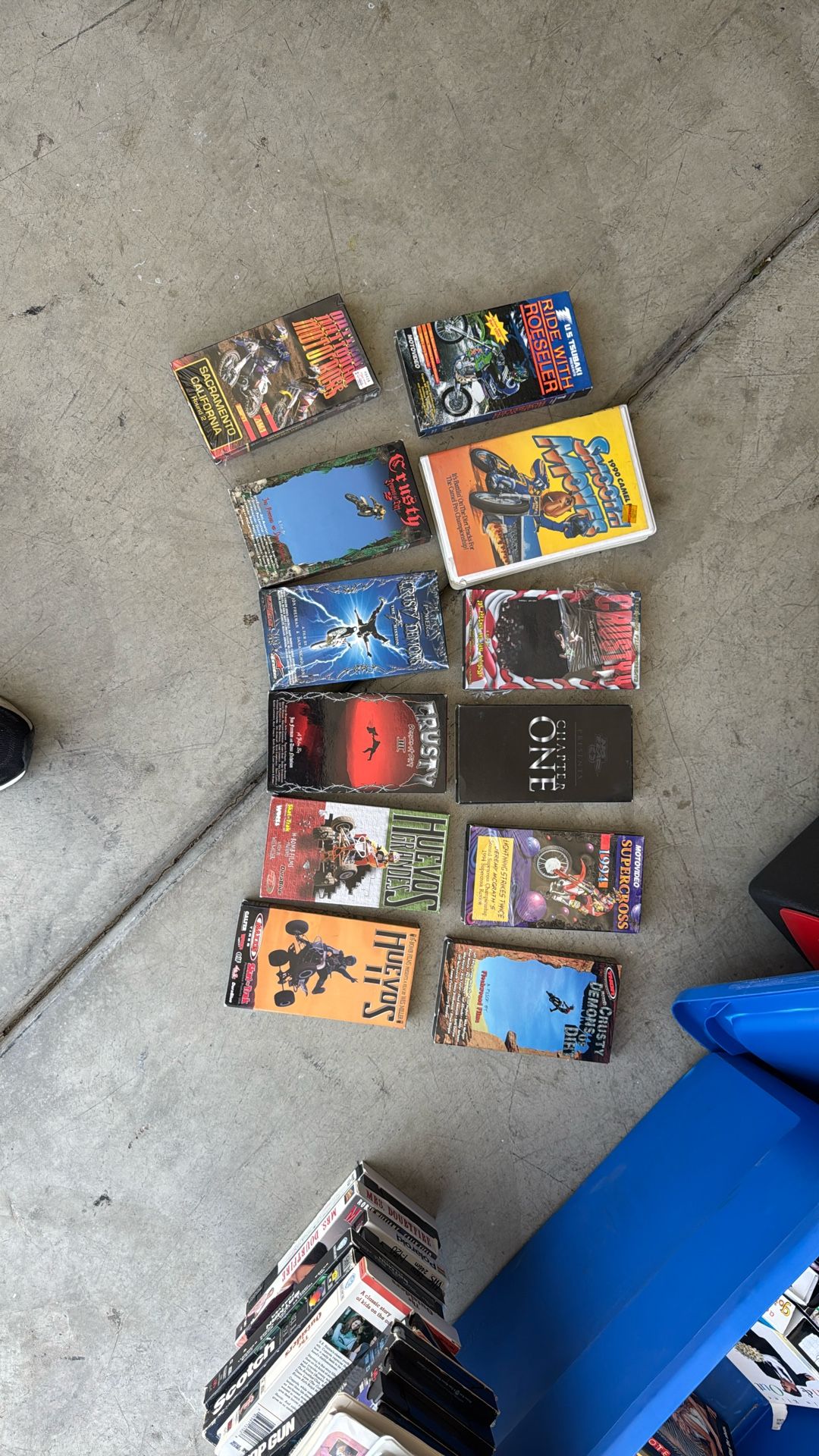 Vintage Moto VHS Tapes