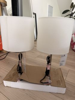 Room Essentials Stick Lamp X2