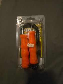 Ice Fishing Rod Handles with Coiled Leash
