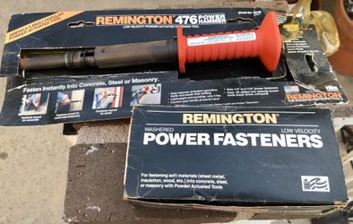 Remington 476 Power Hammer With Box Of Fasteners