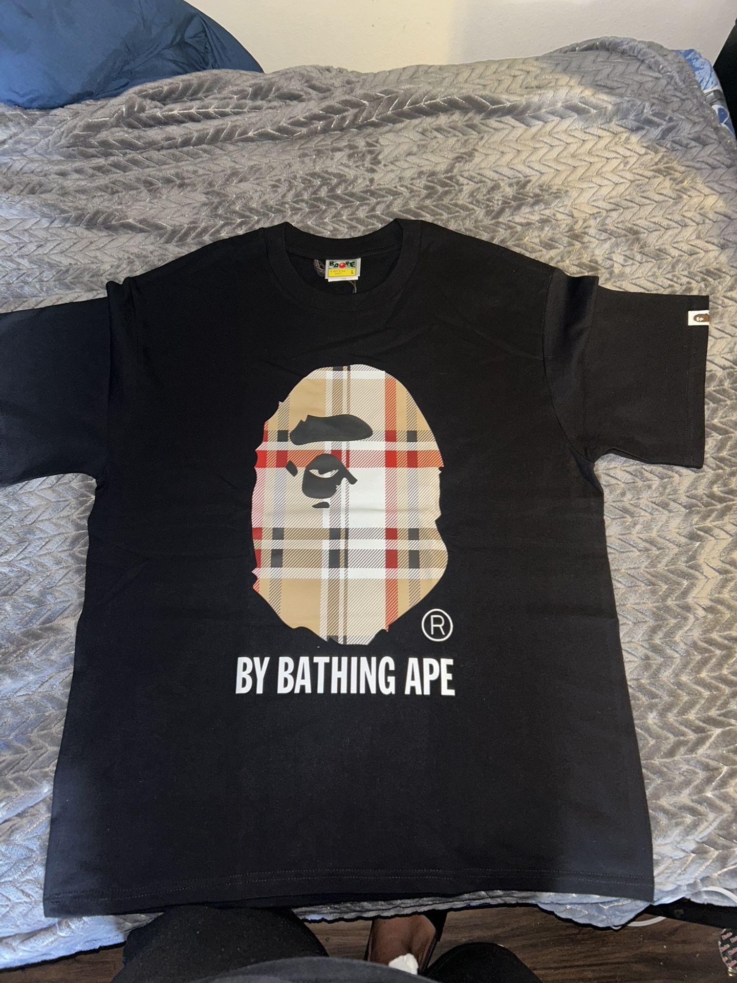 Men’s Burberry And BAPE Shirt