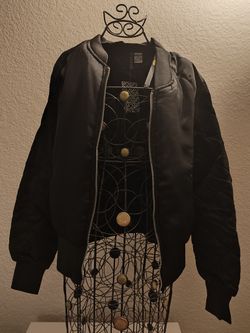 H&M Black Bomber Jacket